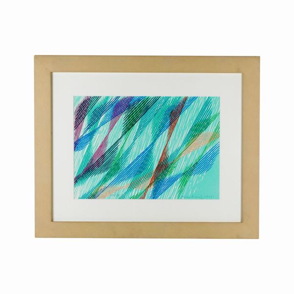 PIERO DORAZIO - Untitled, multiple on paper