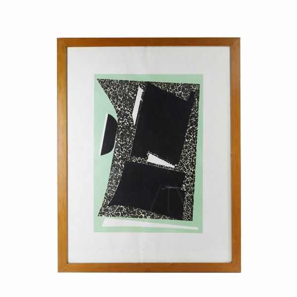 ALBERTO MAGNELLI - Untitled, color lithograph