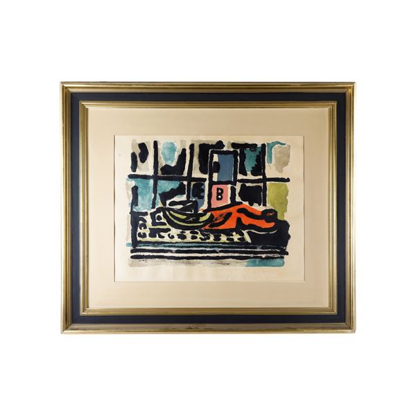 ORFEO TAMBURI : Concettuale geometrico, multiplo su carta  - Asta Smart Auction: Arredi, Dipinti, Sculture e altro a prezzi vantaggiosi - Bertolami Fine Art - Casa d'Aste