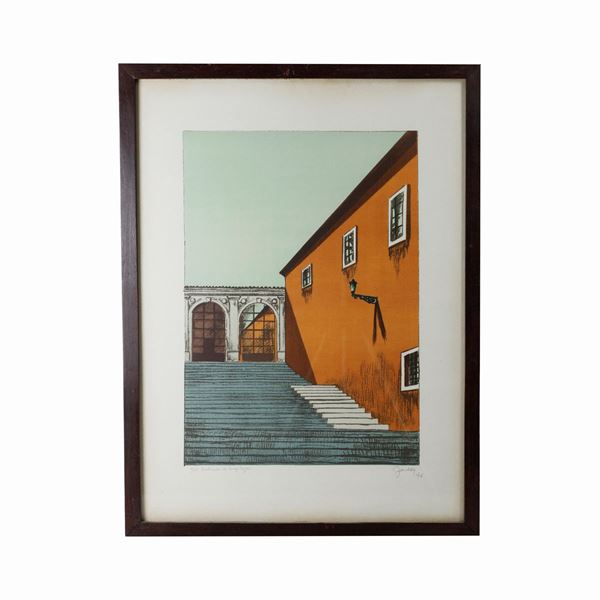 FABIO FAILLA - Campidoglio stairway, multiple on paper