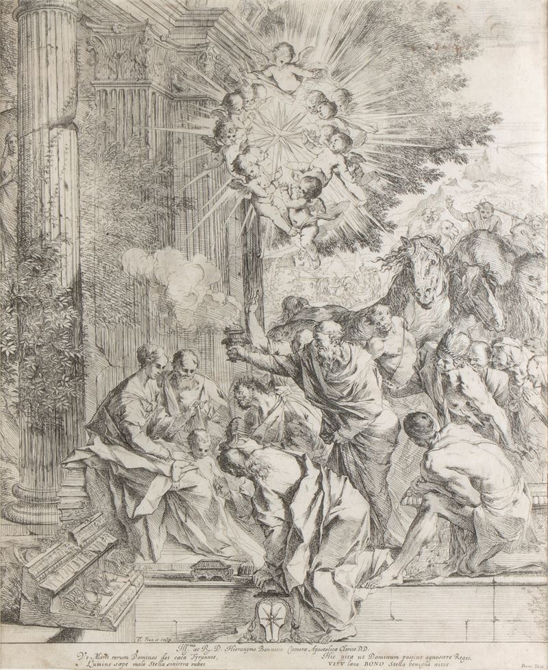 Pietro Testa - L'adorazione dei Magi