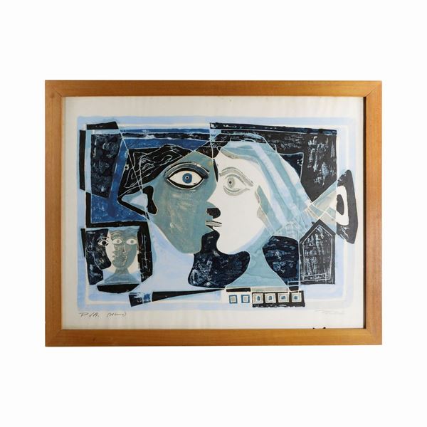 PIERO ZUFFI - The kiss, multiple on paper