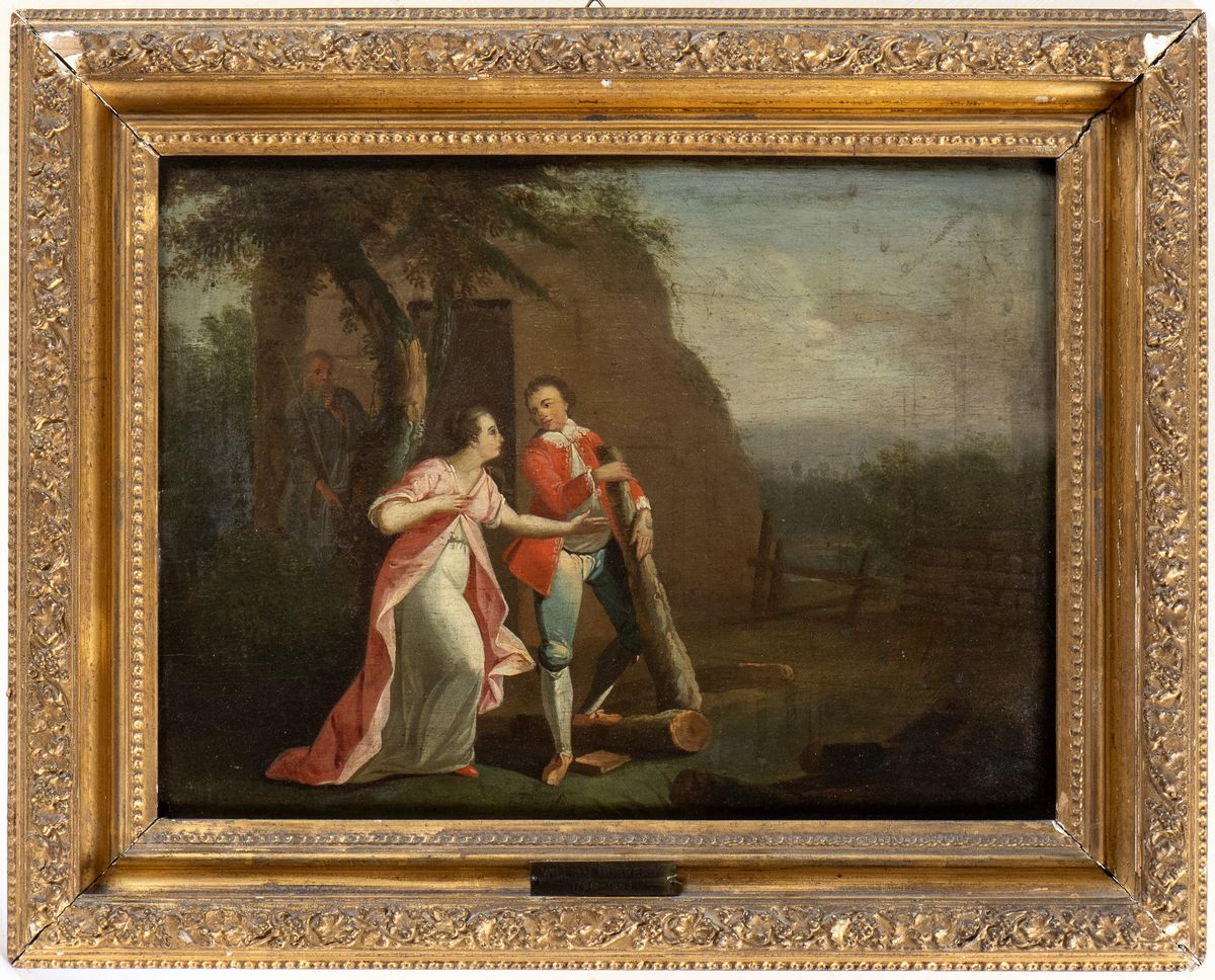 Artista Inglese, Prima Metà XIX Secolo - Scena Galante