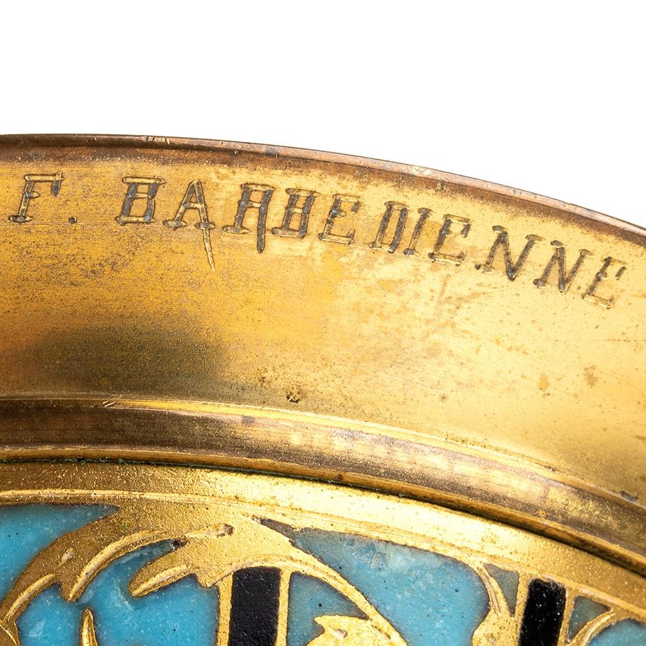 Vaso Francese in Bronzo e Smalti Policromi - Ferdinand Barbedienne (1810 - 1892)