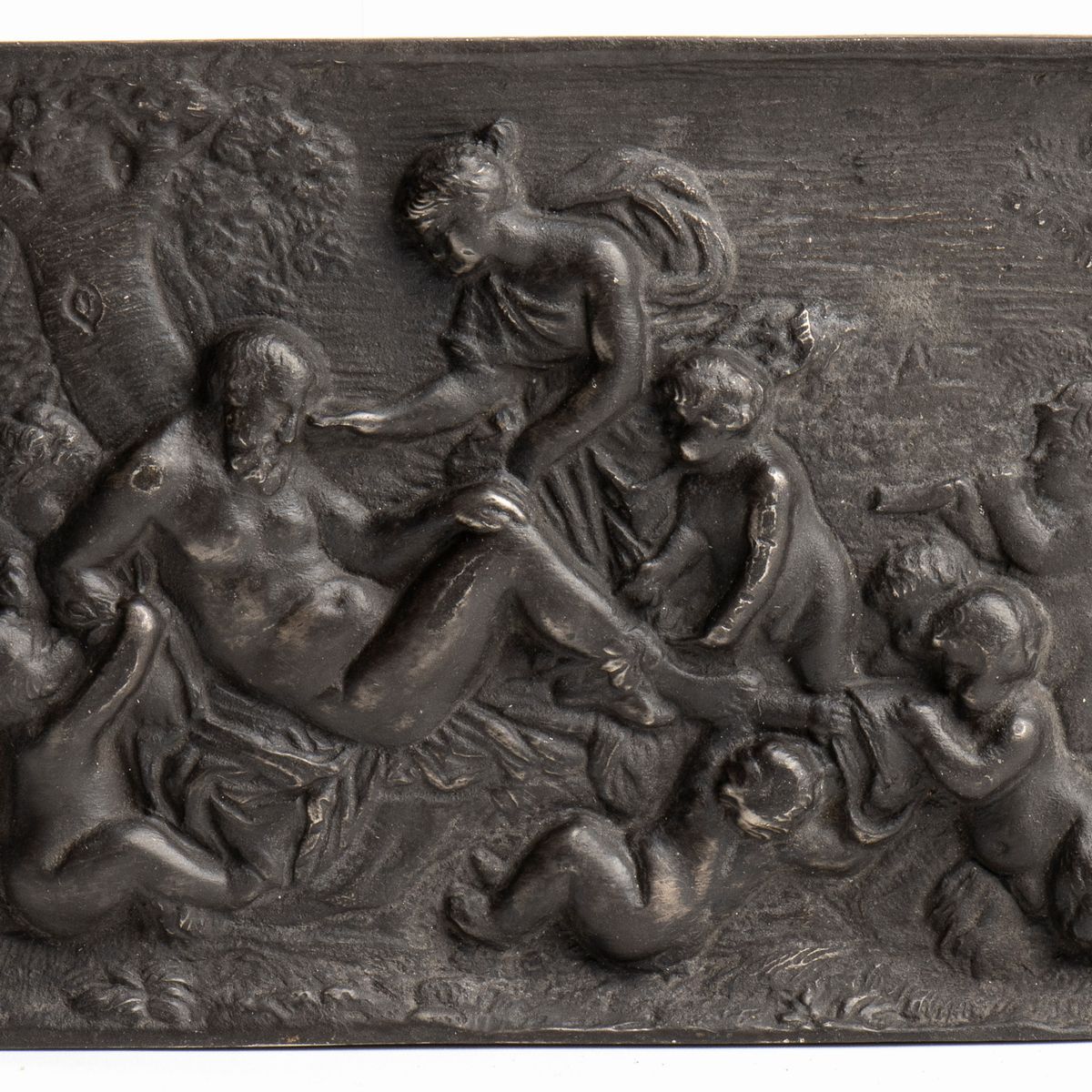 François Du Quesnoy - Satiro con la Capra Amaltea e Putti/ Sileno Dormiente