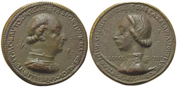 Gianfrancesco Enzola Parmense - Francesco I Sforza - Galeazzo Maria Sforza