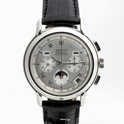 Zenith El Primero Chronomaster: Calendar Moonphase Full Set, Ref. 01.0240.410