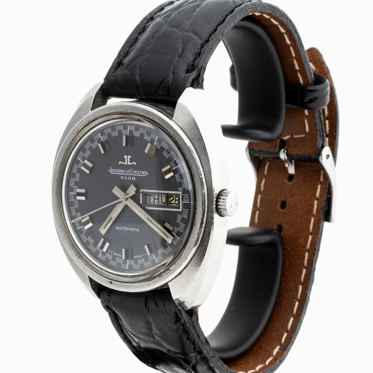 Jaeger-lecoultre Club Daydate Automatic: Orologio da Polso Uomo Acciaio 36 MM, Ref. E0300405, 197...