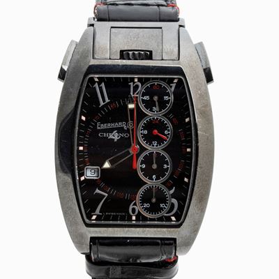 Eberhard & Co. Temerario Chrono 4: Cronografo da Polso Acciaio, Ref. 31057
