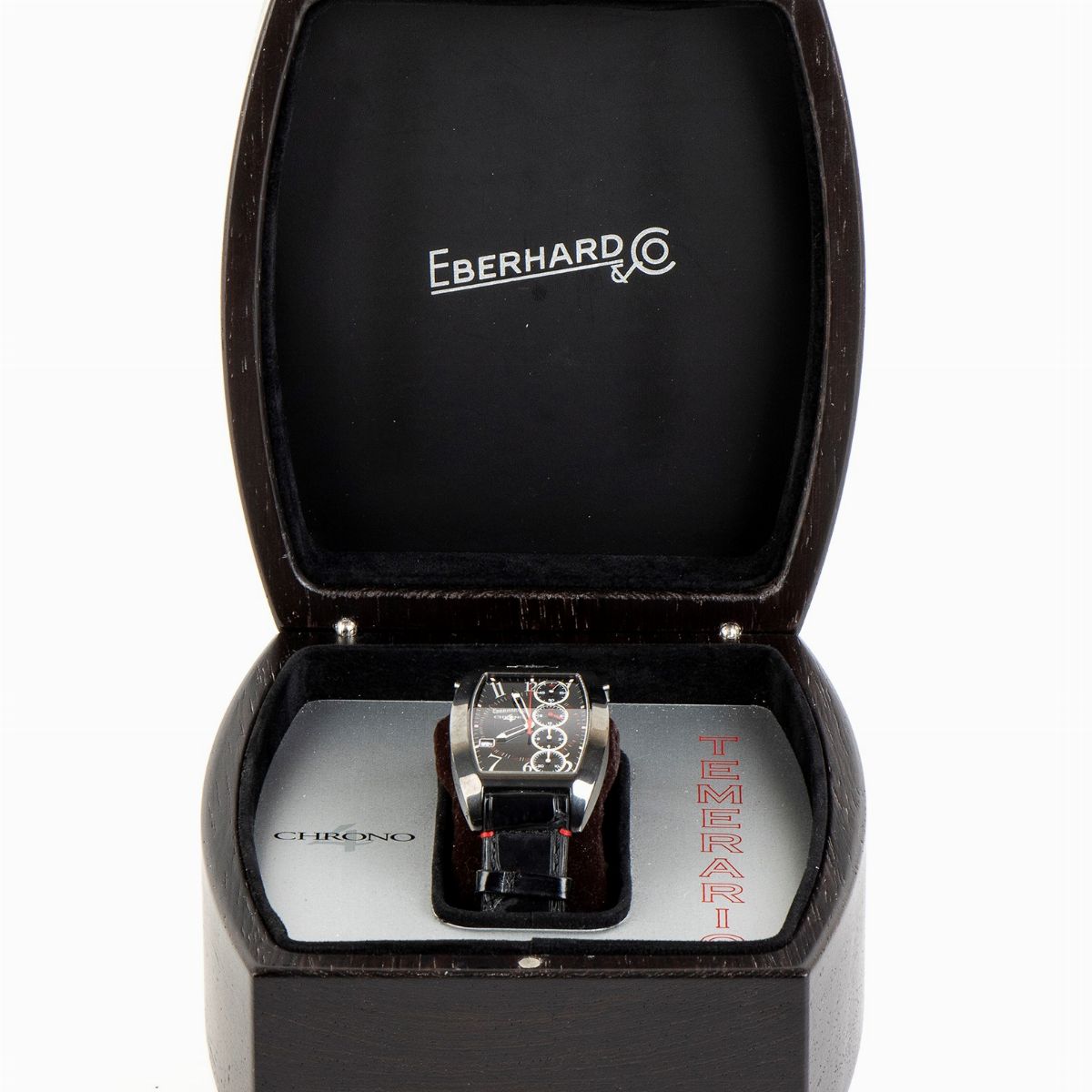 Eberhard & Co. Temerario Chrono 4: Cronografo da Polso Acciaio, Ref. 31057