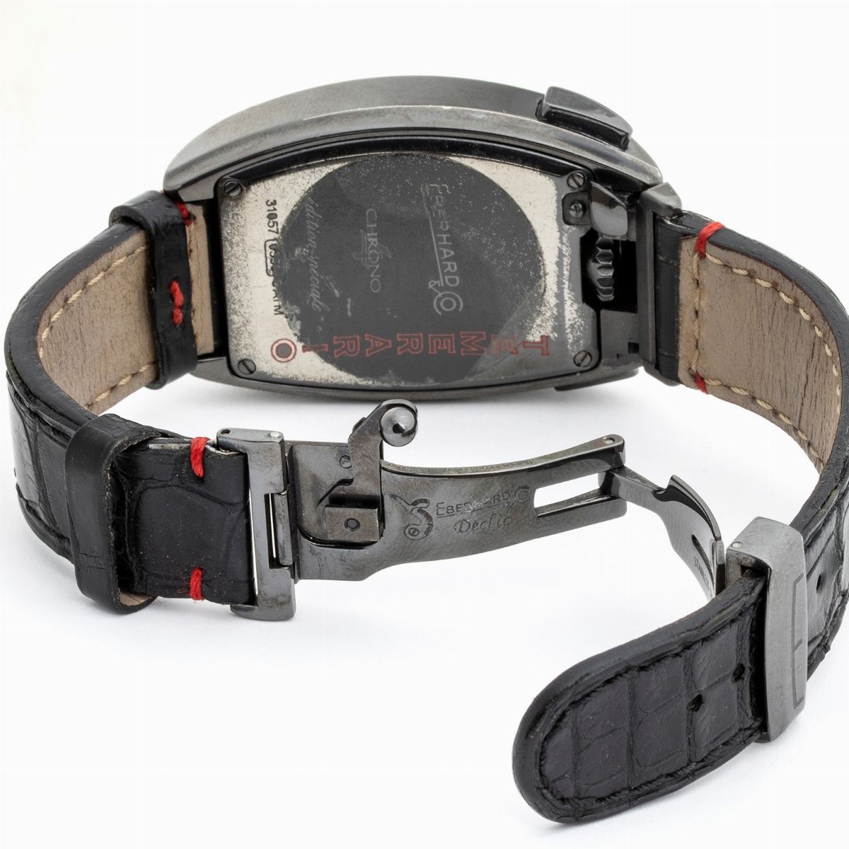 Eberhard & Co. Temerario Chrono 4: Cronografo da Polso Acciaio, Ref. 31057