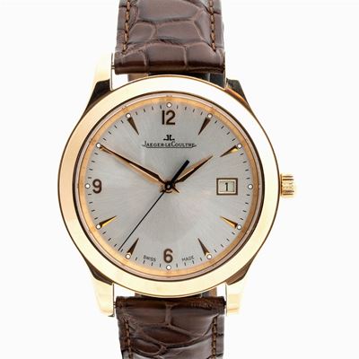 Jaeger Lecoultre: Master Control Date 40mm, Orologio da Polso Uomo in Oro Rosa, Ref. Q147237s