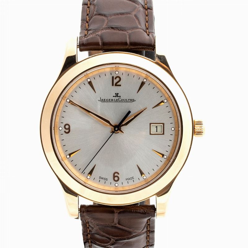Jaeger Lecoultre: Master Control Date 40mm, Orologio da Polso Uomo in Oro Rosa, Ref. Q147237s