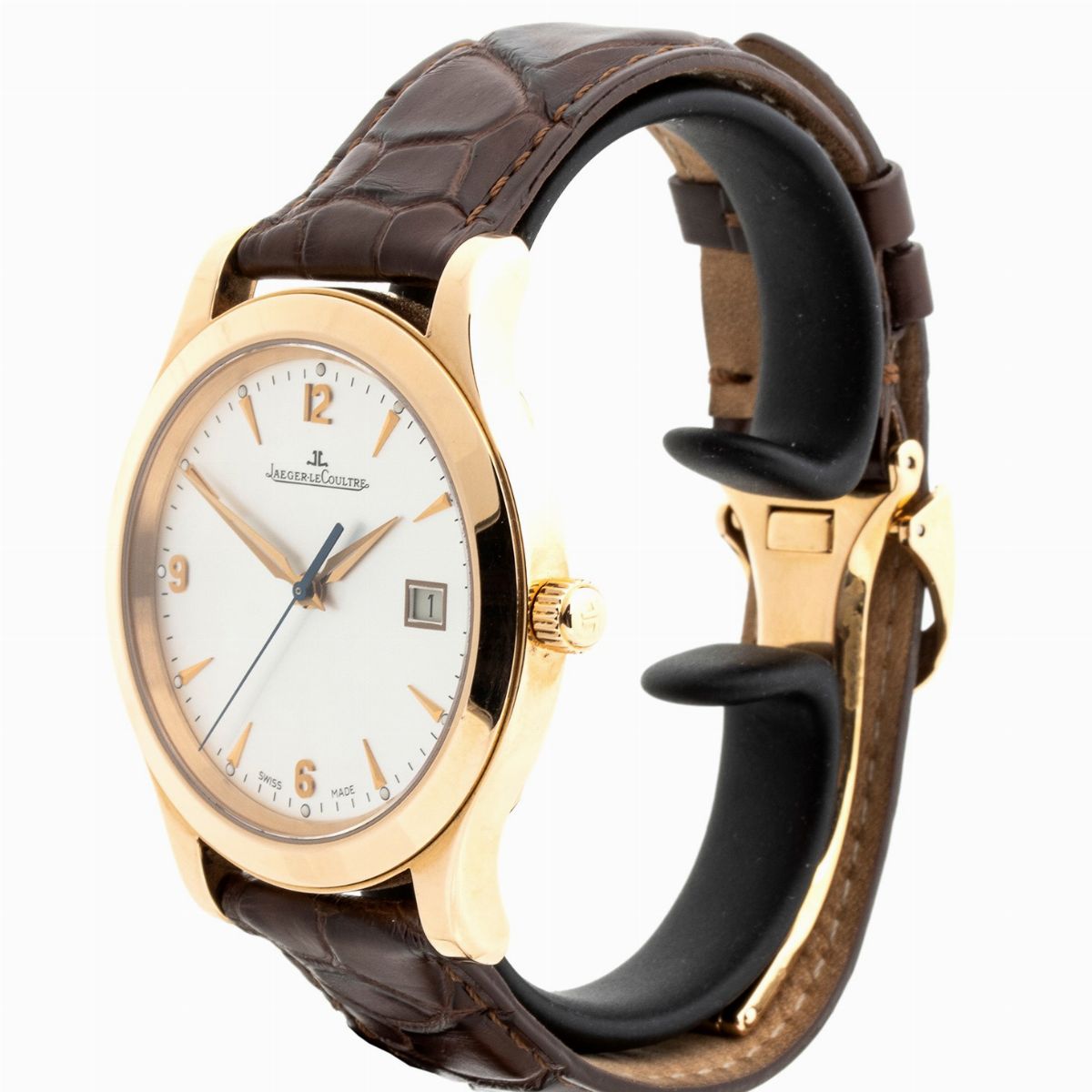 Jaeger Lecoultre: Master Control Date 40mm, Orologio da Polso Uomo in Oro Rosa, Ref. Q147237s