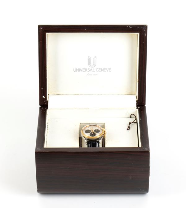 UNIVERSAL GENÈVE COMPAX: Men's wristwatch, ref. 384.445, circa 1998