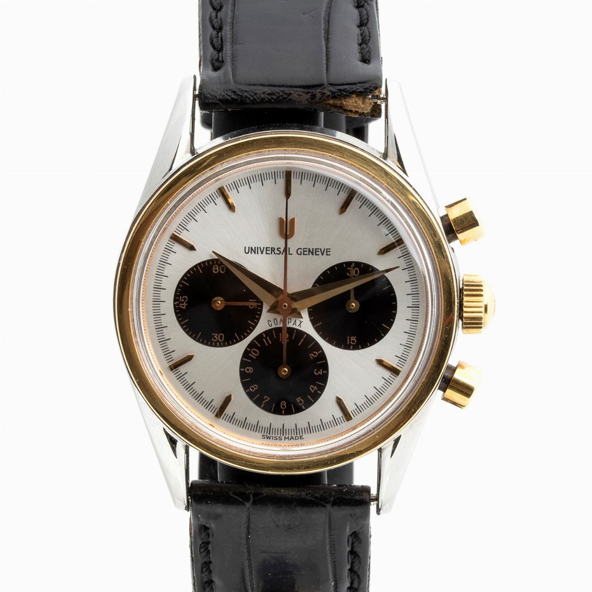 Universal Genève Compax: Orologio da Polso Uomo, Ref. 384.445, 1998 Circa