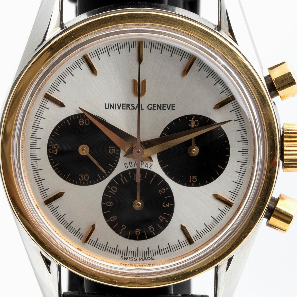 Universal Genève Compax: Orologio da Polso Uomo, Ref. 384.445, 1998 Circa