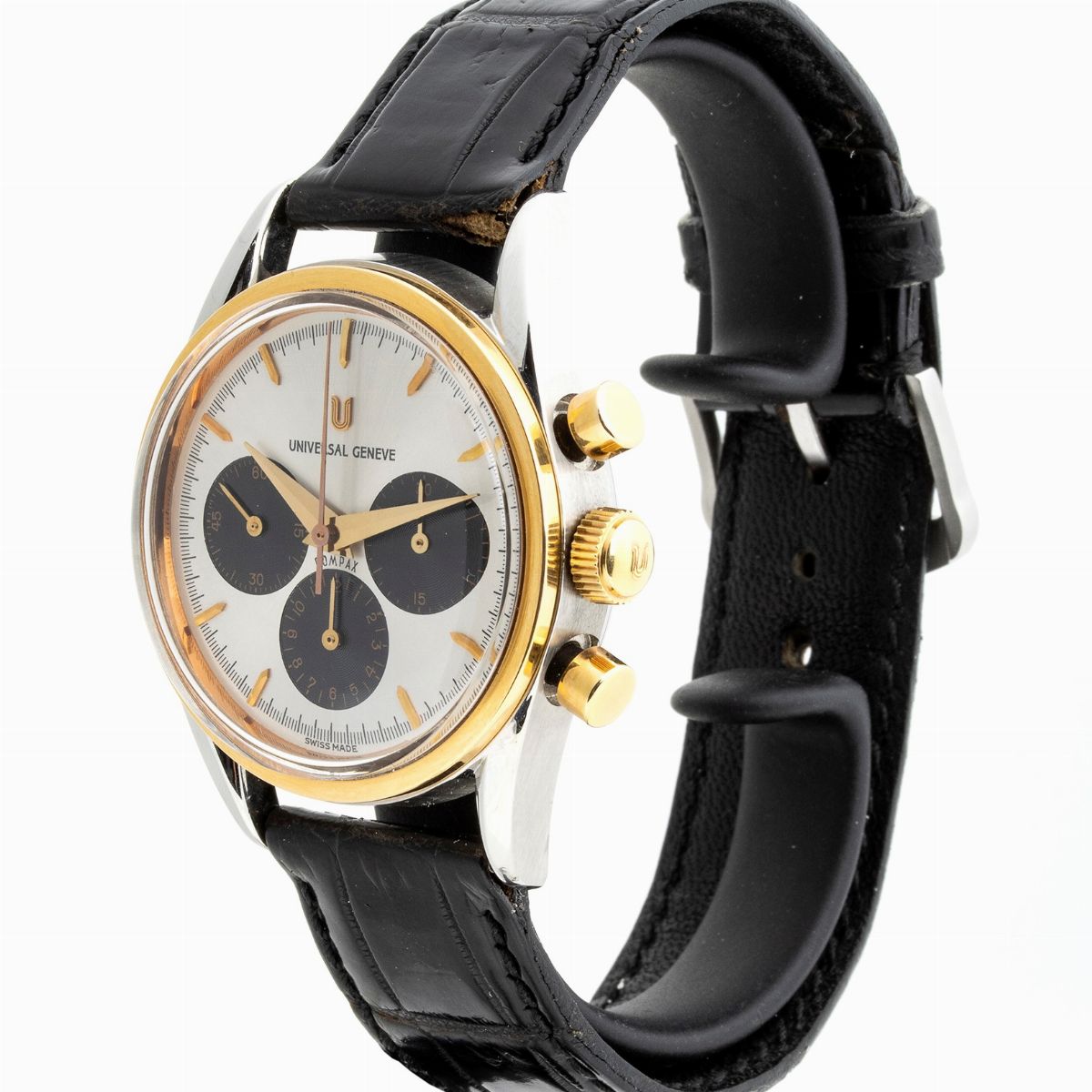 Universal Genève Compax: Orologio da Polso Uomo, Ref. 384.445, 1998 Circa