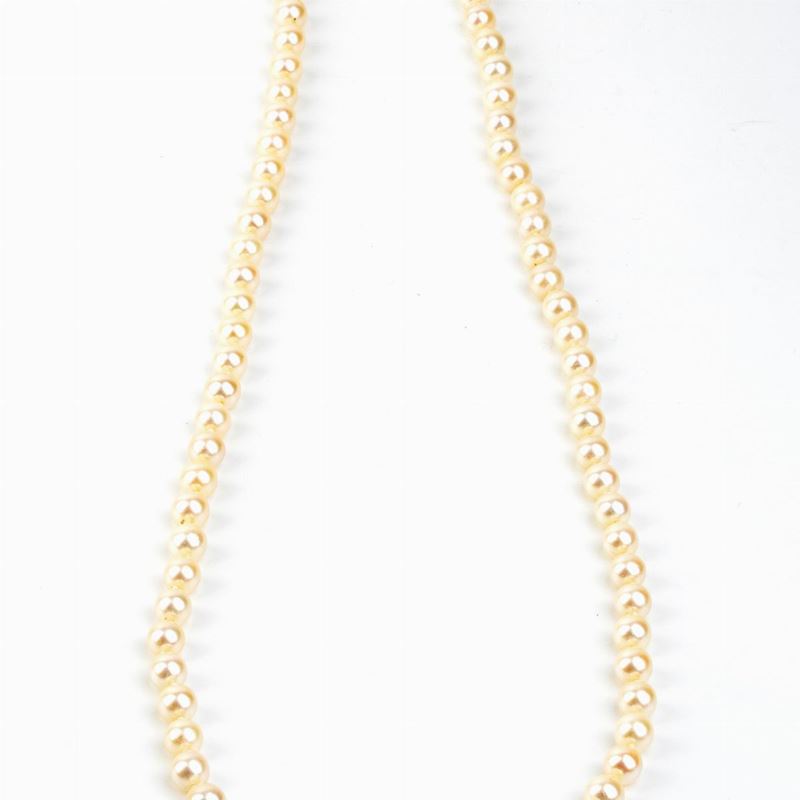 Collana di Perle Coltivate D'acqua Salata