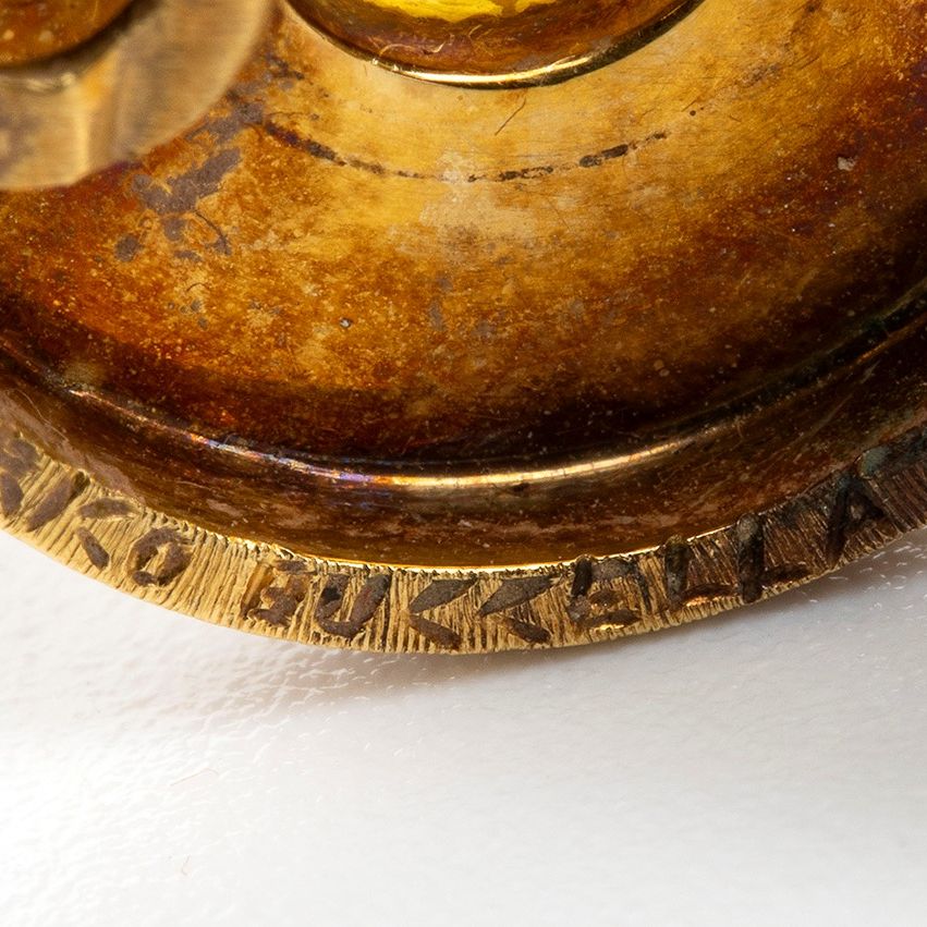 Federico Buccellati: Orecchini in Oro Giallo con Madreperla