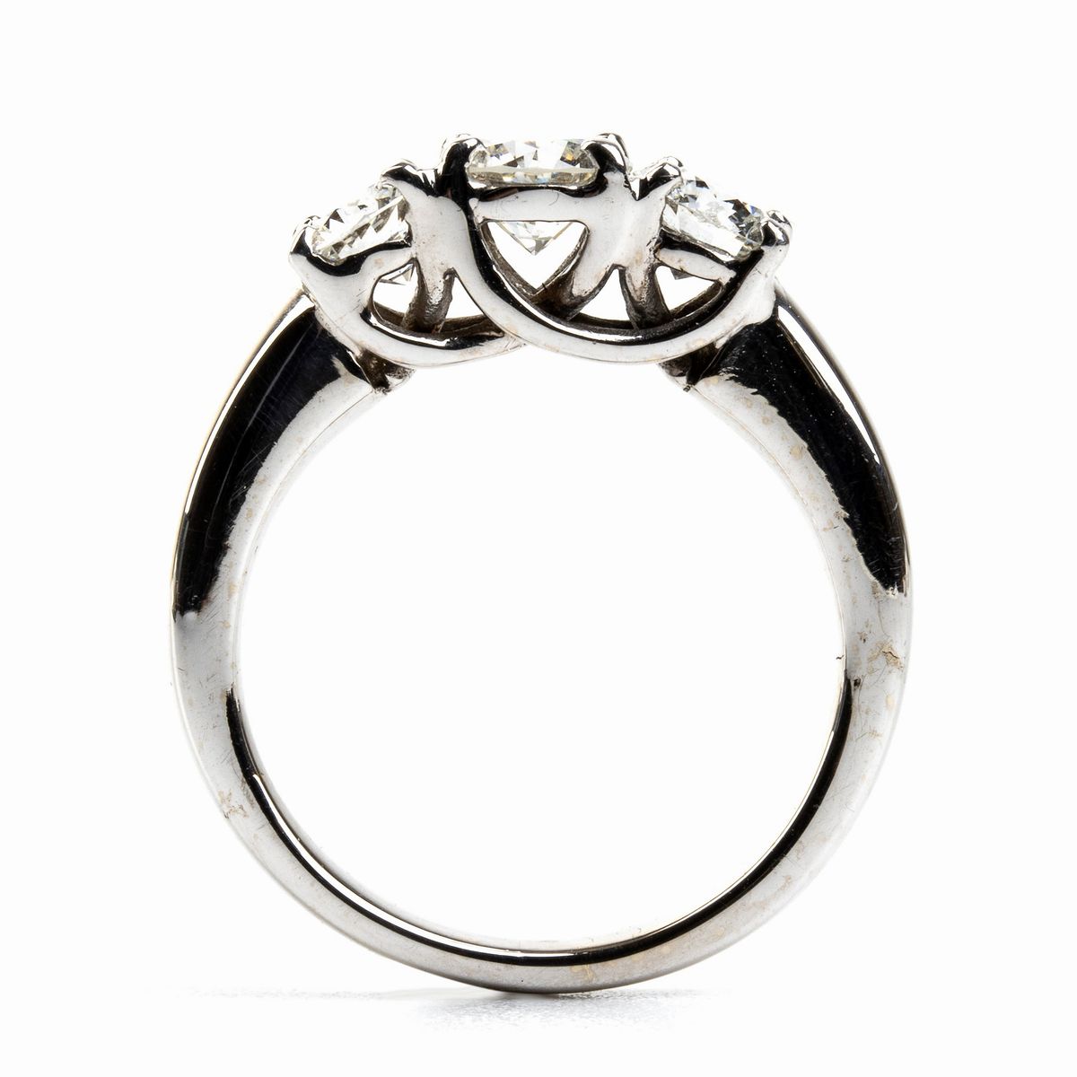Anello Trilogy in Oro con Diamanti