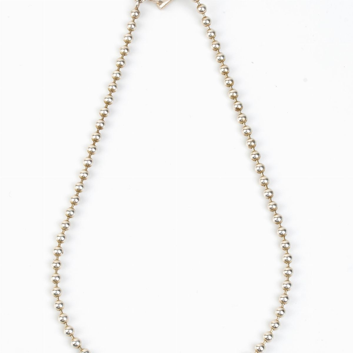 Gucci Toggle Heart: Girocollo in Argento con Motivo di Cuore