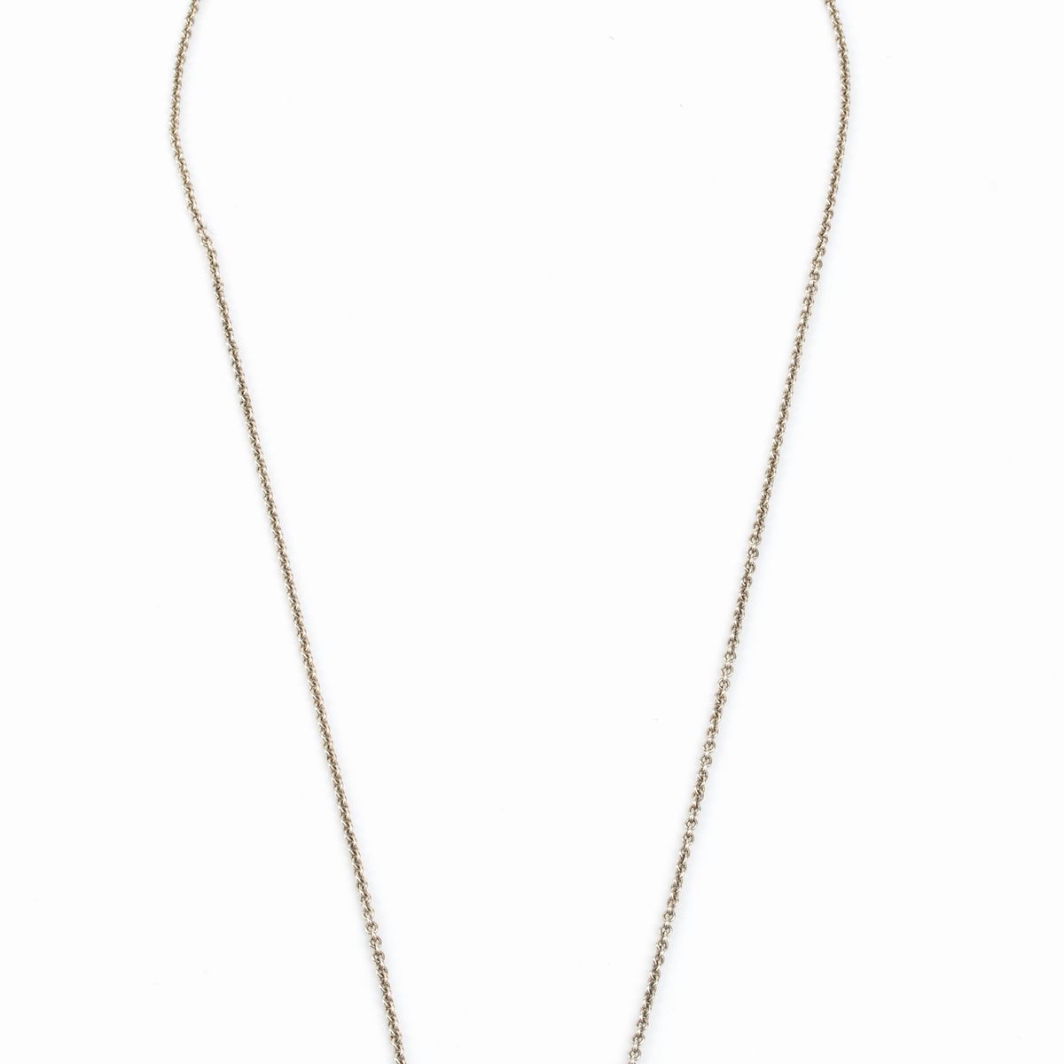 Tyffany & Co: Girocollo in Argento con Pendente Fagiolo