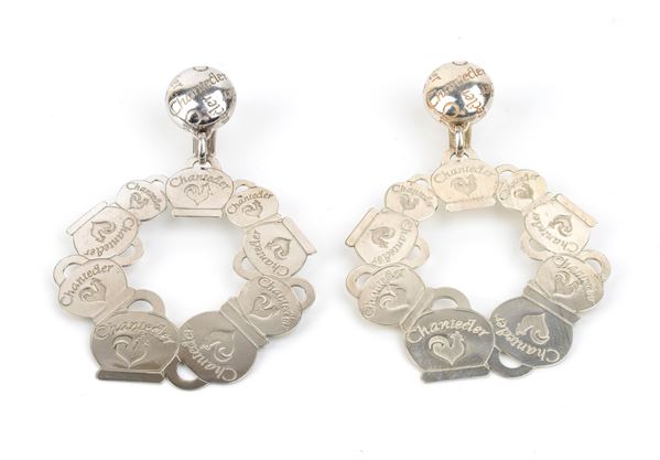 CHANTECLER: sterling silver hoop earrings
