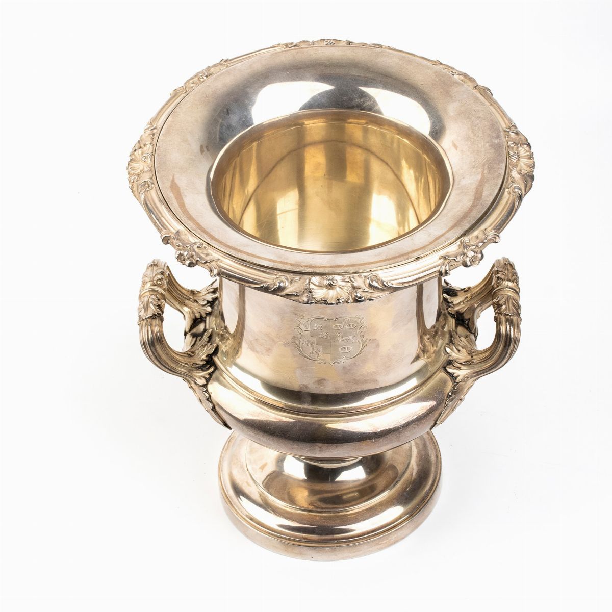 Coppia di Porta Champagne Inglesi in Argento - Londra 1833, Argentieri Edward, Edward Junior, Joh...