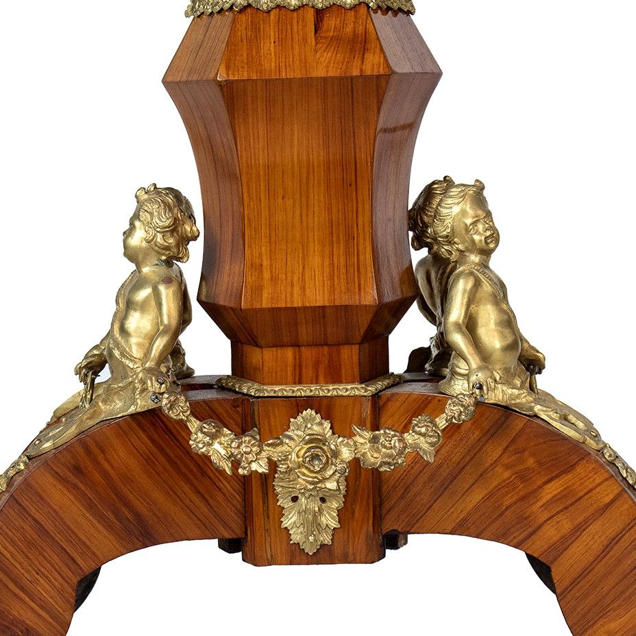 Tavolo da Salotto, Napoleone III in Legno Ebano Viola - Francia, XIX Secolo