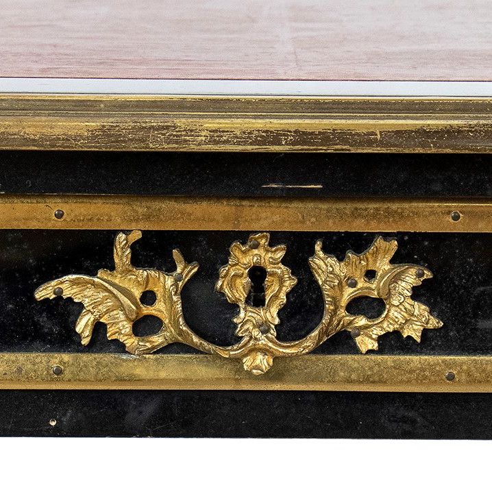 Scrivania Bureau in Legno Ebanizzato - Francia, XIX Secolo
