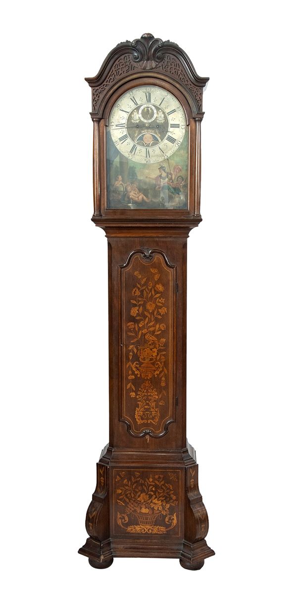 Grandfather clock - Netherlands, Amsterdam, signed PAULUS BRAMER (ca. 1730-1760)