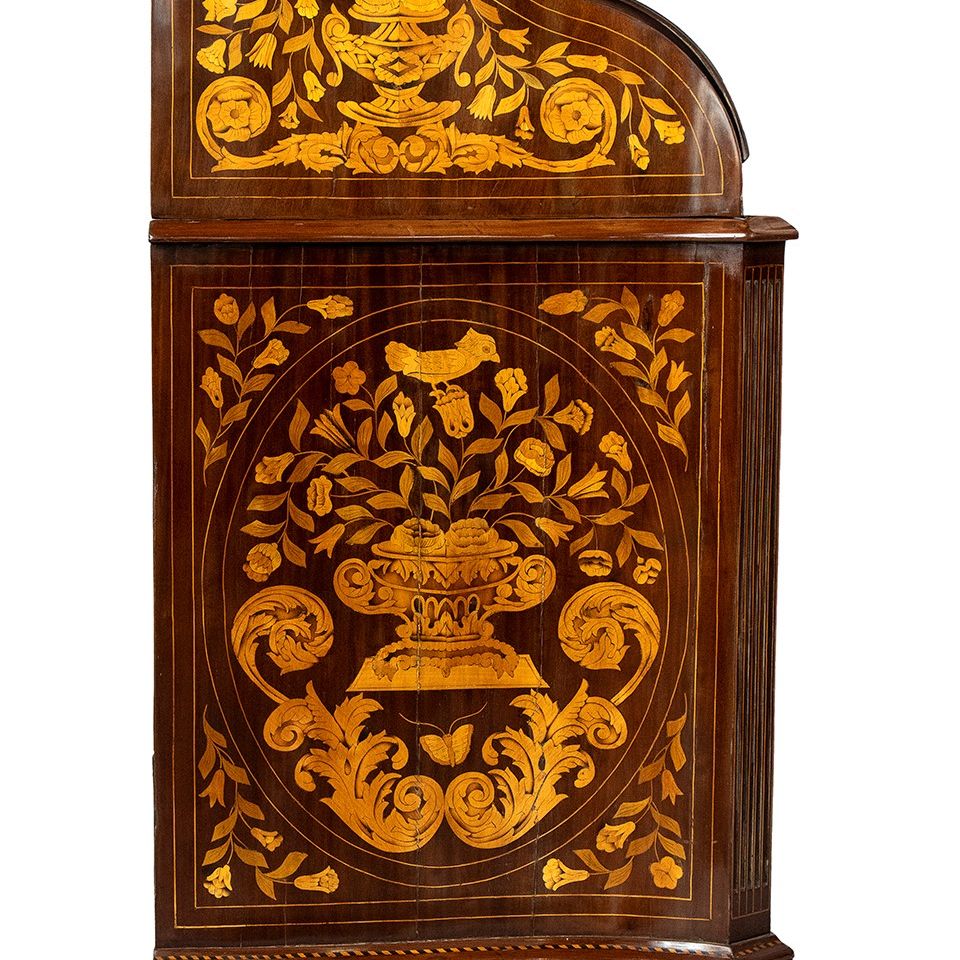 Ribalta Carlo X in Mogano - Olanda, XIX Secolo