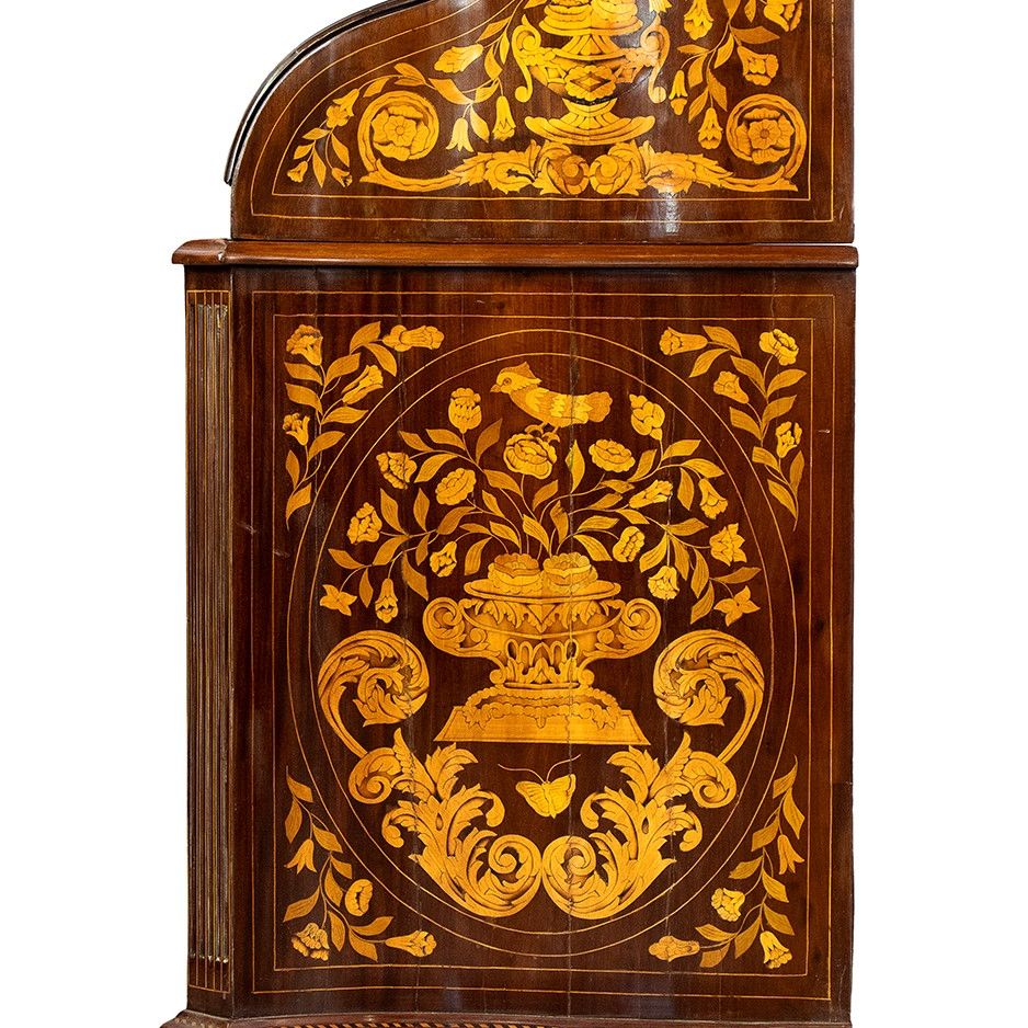 Ribalta Carlo X in Mogano - Olanda, XIX Secolo