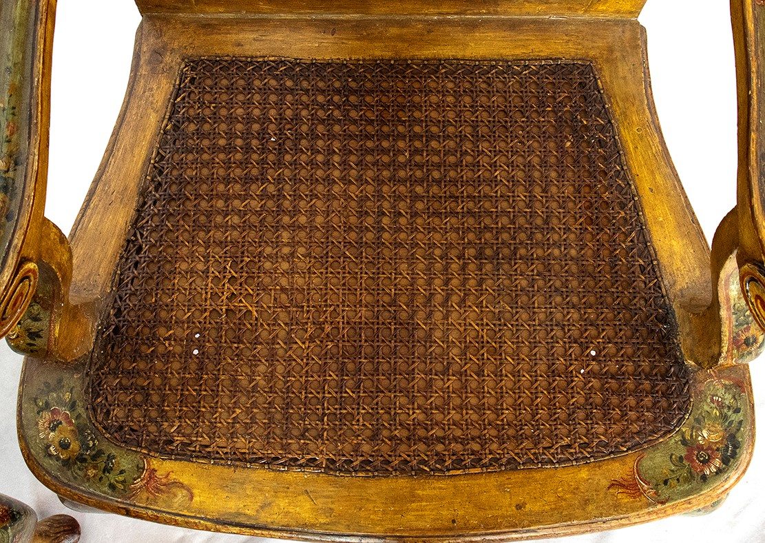 Coppia di Poltrone Luigi XVI - Venezia. XVIII Secolo