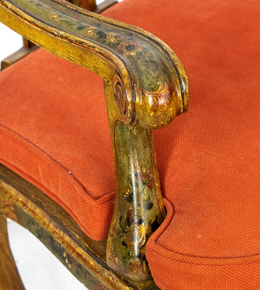 Coppia di Poltrone Luigi XVI - Venezia. XVIII Secolo
