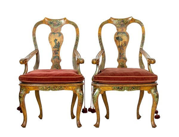 Pair of Louis XVI armchairs - Venice, 18th century