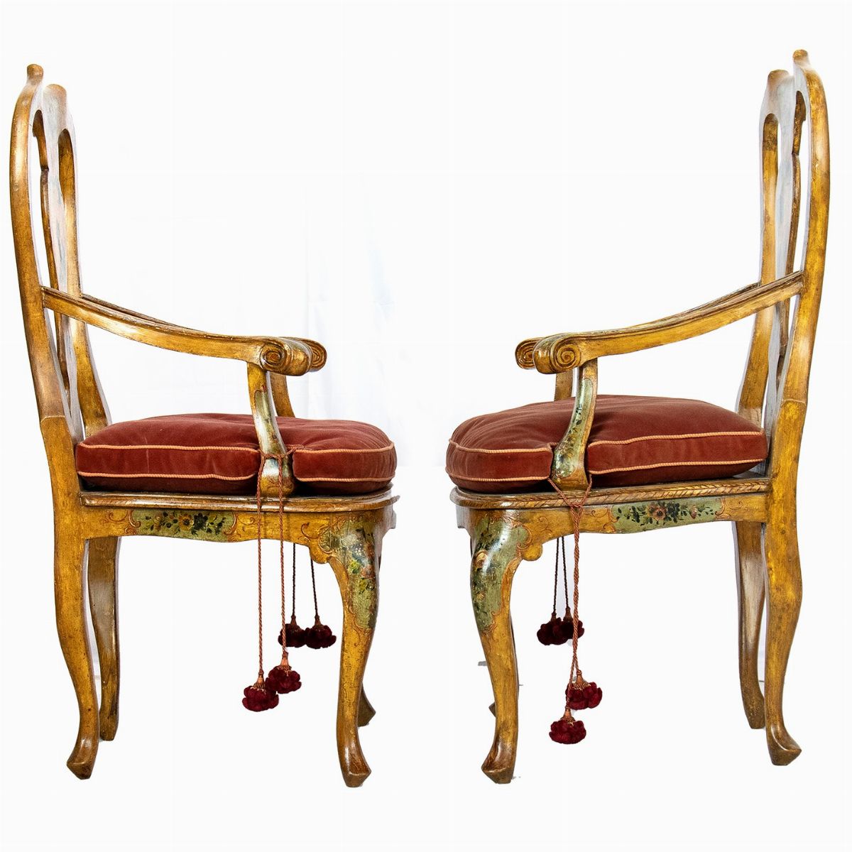 Coppia di Poltrone Luigi XVI - Venezia XVIII Secolo