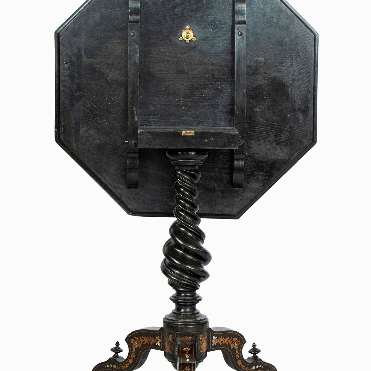 Tavolo Ottagonale Intarsiato - Toscana, XIX Secolo, Ambito Falcini