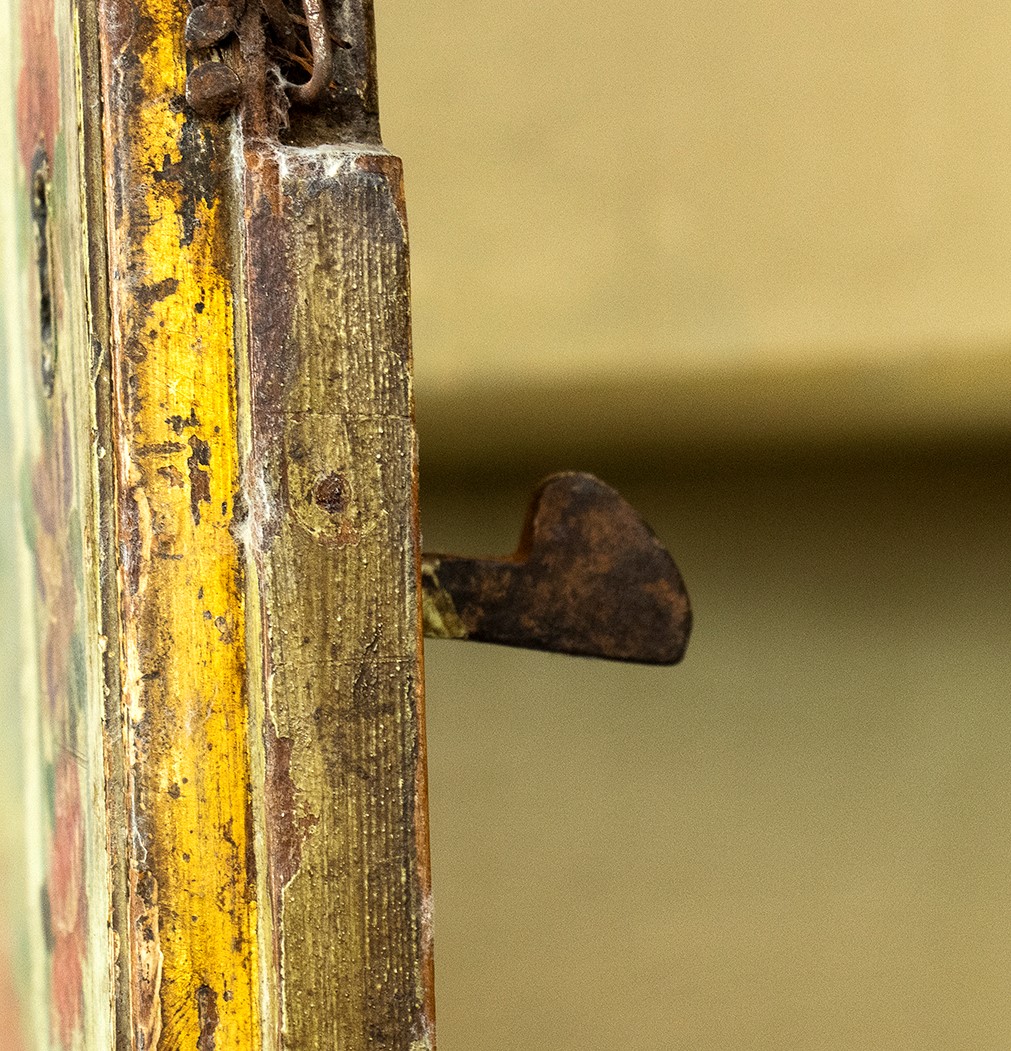 Angoliera Luigi XV Laccata e Dipinta - Venezia XVIII Secolo