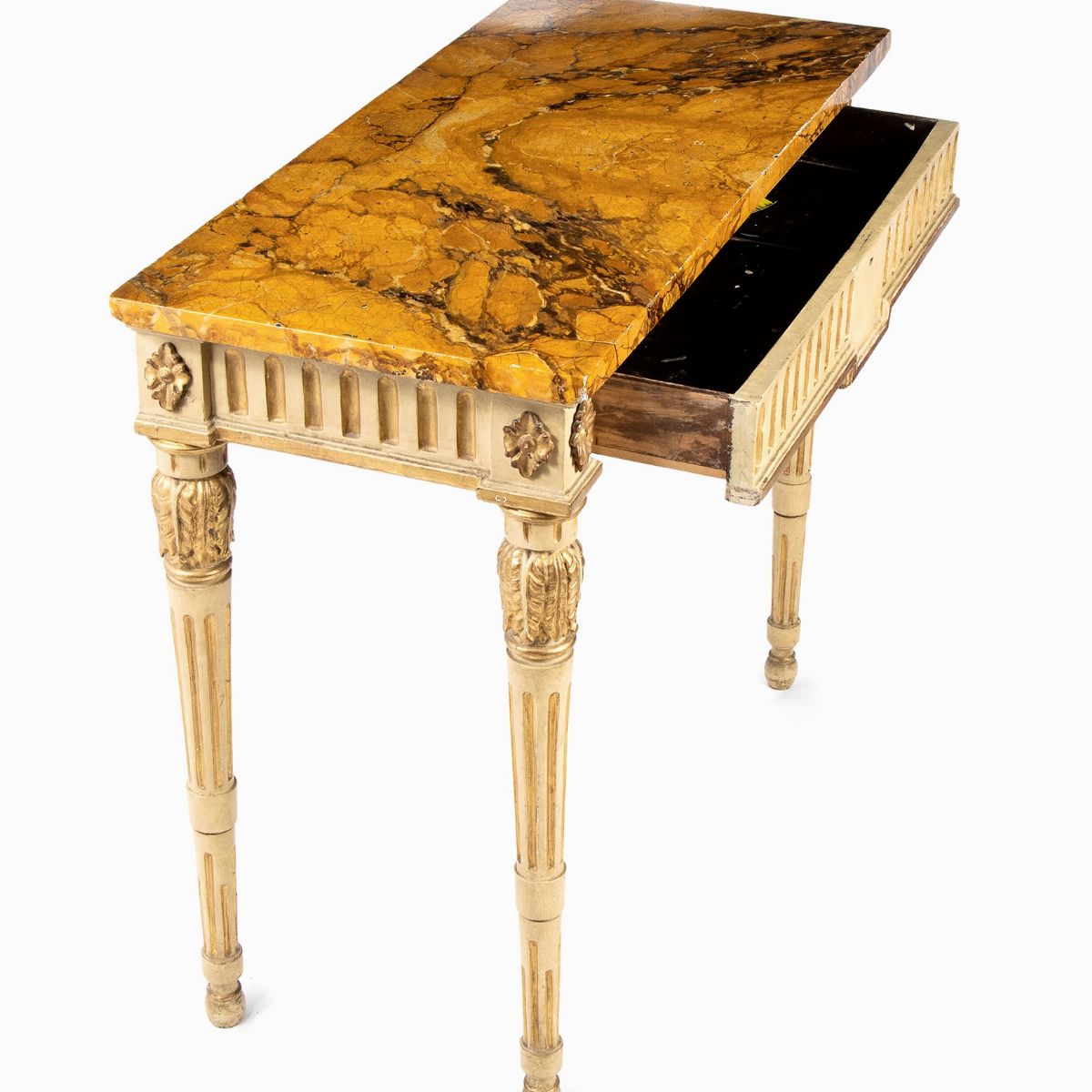 Console Laccata e Dorata - Venezia, XVIII Secolo