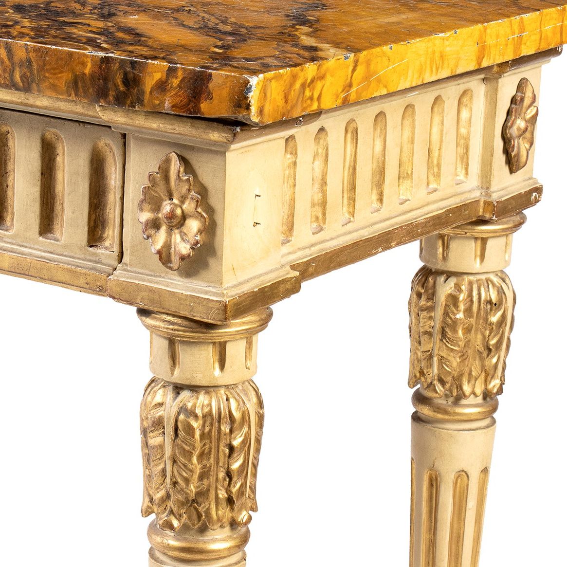 Console Laccata e Dorata - Venezia, XVIII Secolo