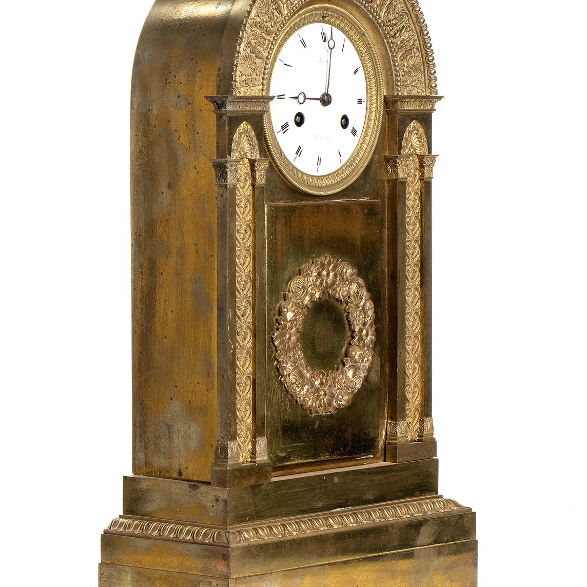 Orologio da Appoggio in Bronzo - Francia, Parigi, Fine XVIII, Firmato Lepin