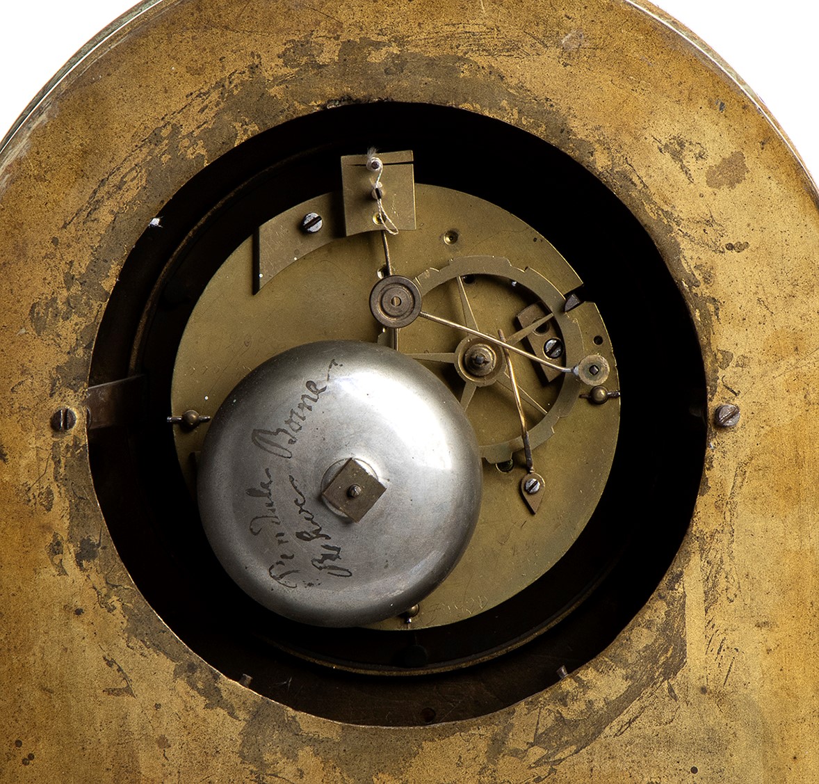Orologio da Appoggio in Bronzo - Francia, Parigi, Fine XVIII, Firmato Lepin