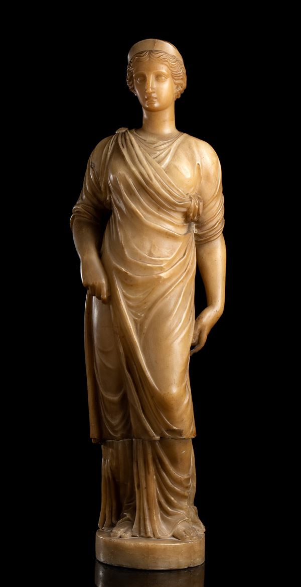 Italian alabaster statue - 19th century