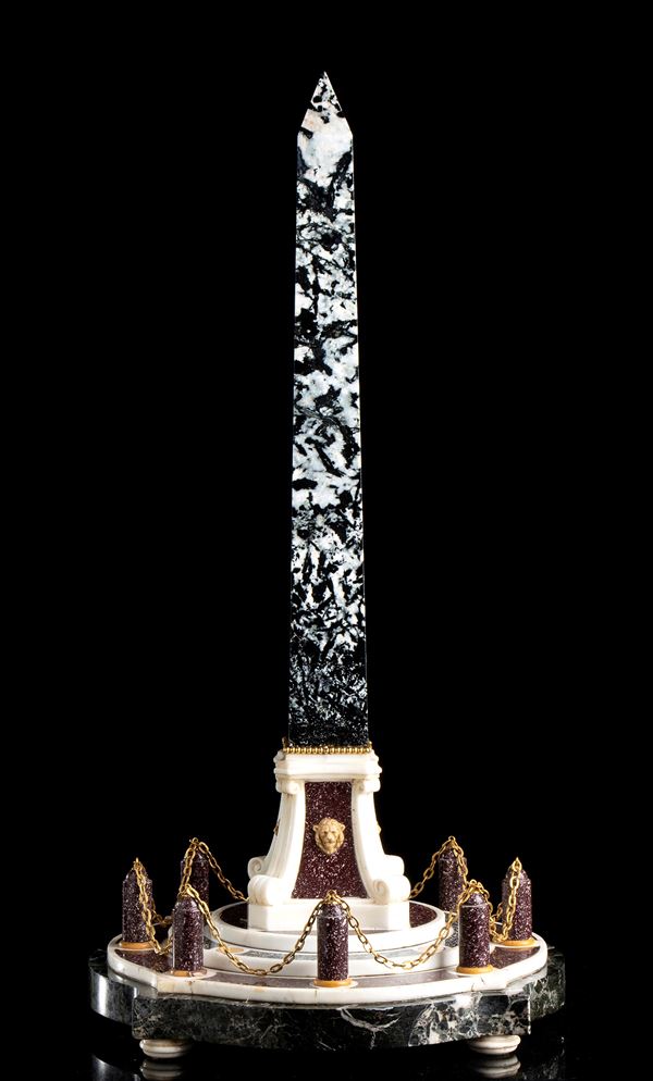 Marble obelisk - Rome, 19th century