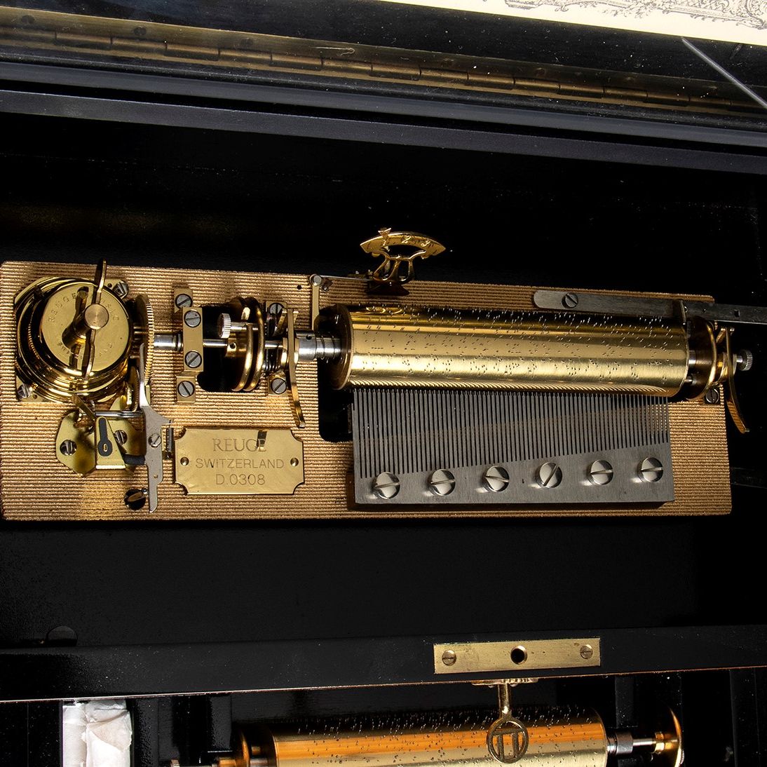 Scatola Musicale Carillon - Svizzera, Sainte-croix, XX Secolo, Firmata Rouge