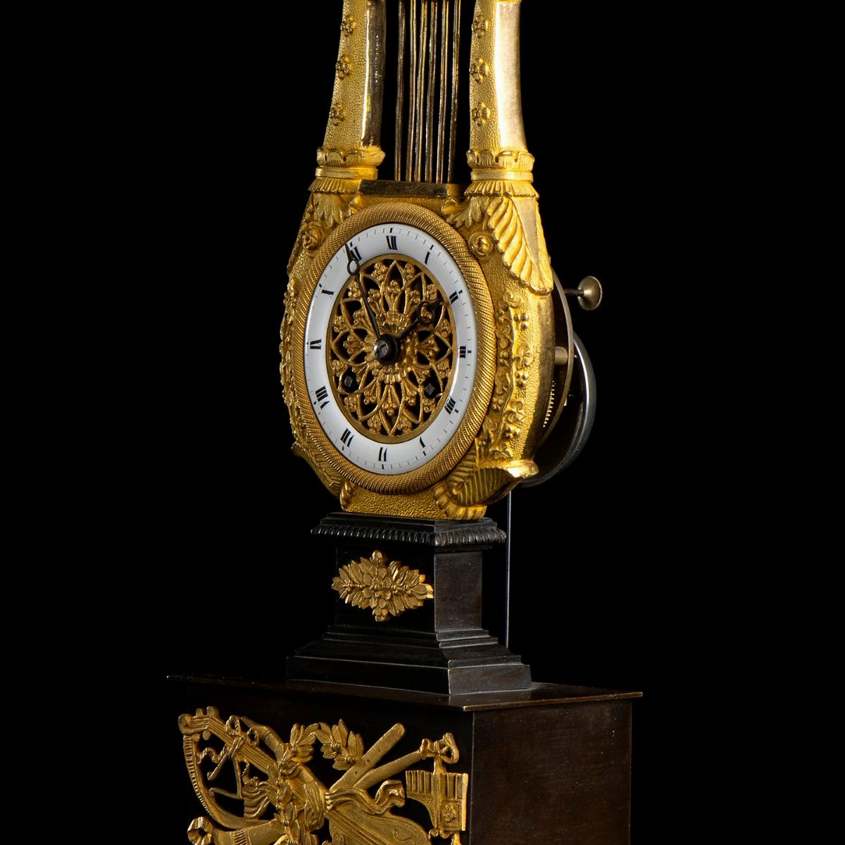 Orologio a Lira - Francia, Primo Quarto del XIX Secolo