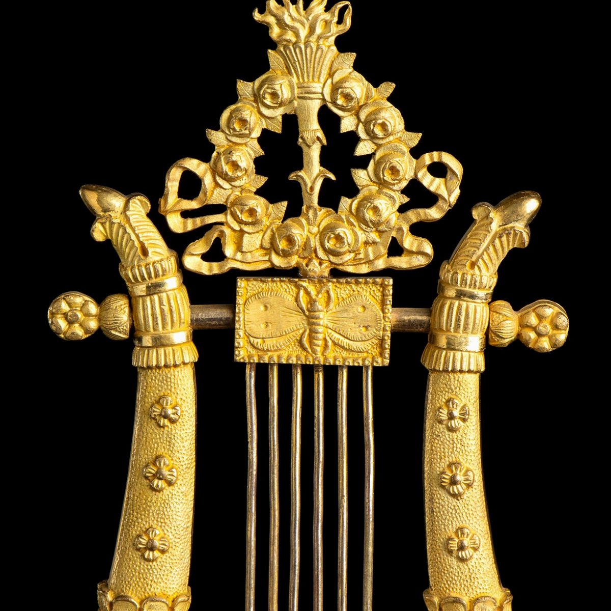 Orologio a Lira - Francia, Primo Quarto del XIX Secolo