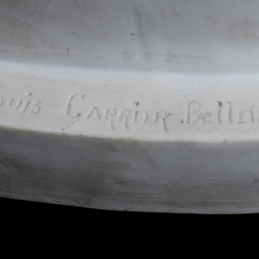 Statua in Biscuit - Francia, XIX Secolo, Firmata Louis Carier Belleuse (1848-1913)